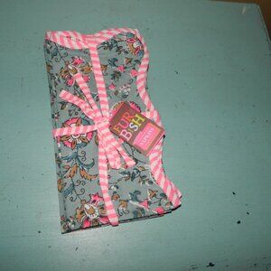 Mark & Graham Furbish Hand Block Print Dinner Napkins Set of 4